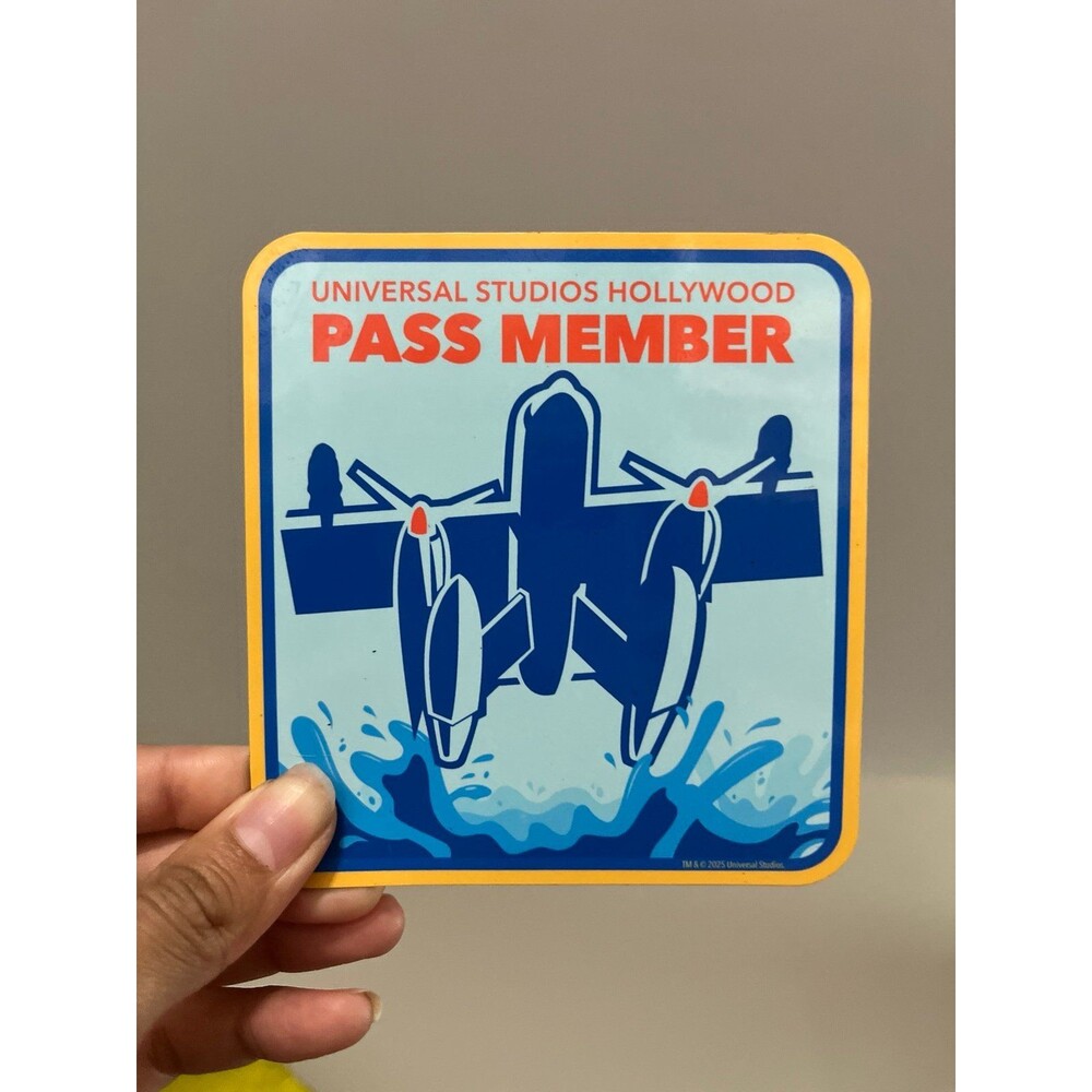 Universal Studios Pass Member WaterWorld Collectible Magnet 2025